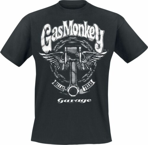 Gas Monkey Garage Big Piston tricko černá