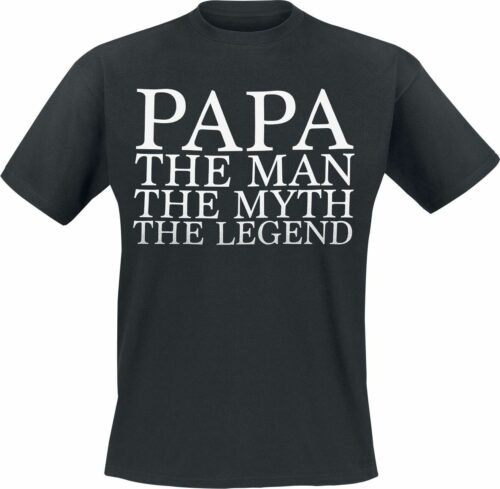 Papa - The Man tricko černá