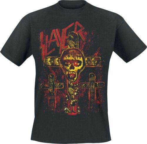 Slayer Seasons Skull Cross tricko černá