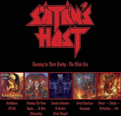 Satan's Host Burning in their purity - The elixir era 5-CD standard