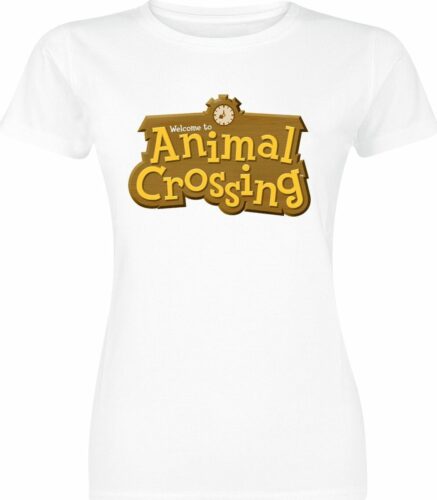 Animal Crossing Logo dívcí tricko bílá