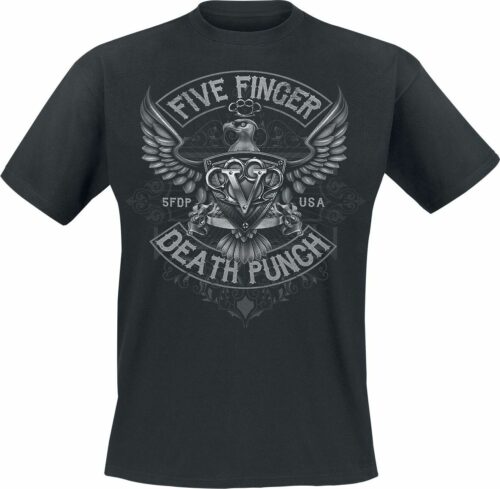 Five Finger Death Punch Howe Eagle Crest tricko černá