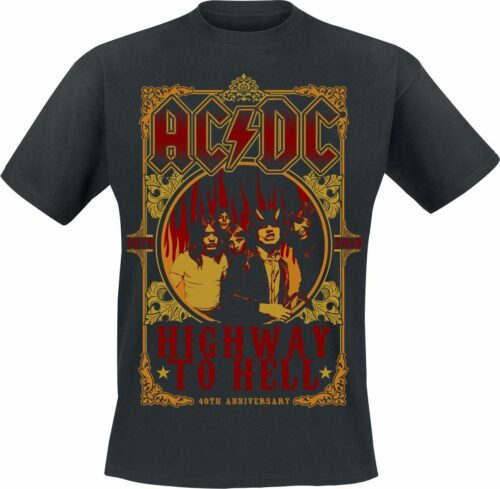 AC/DC Highway To Hell tricko černá