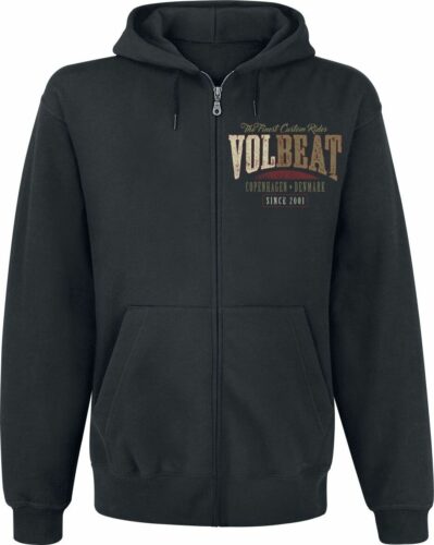 Volbeat Louder And Faster mikina s kapucí na zip černá