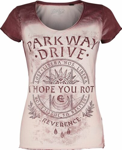 Parkway Drive I Hope You Rot dívcí tricko ružová/cervená