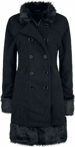 Poizen Industries Harriet Coat Dívcí kabát černá