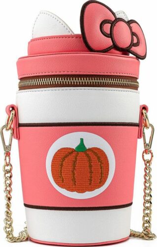 Hello Kitty Loungefly - Pumpkin Spice Kitty Cup Taška pres rameno vícebarevný