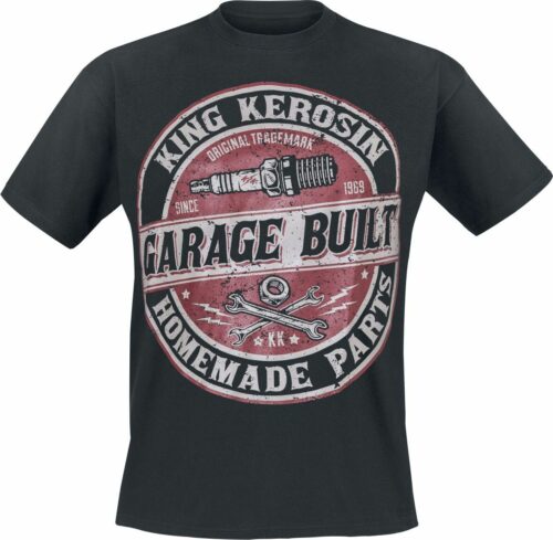 King Kerosin Garage Built tricko černá