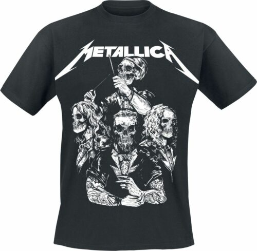 Metallica S&M2 Skull Tux tricko černá