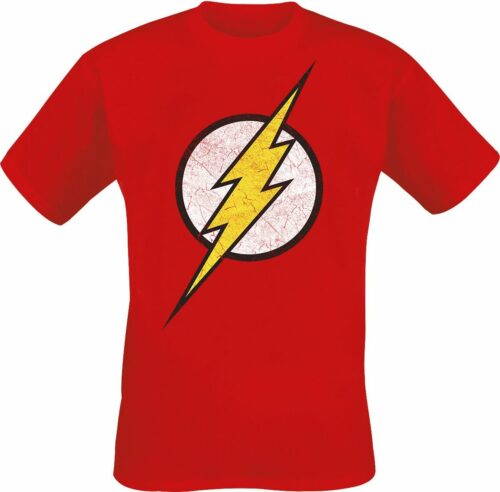 The Flash Lightning Bolt tricko červená