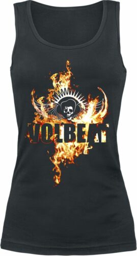 Volbeat On Fire dívcí top černá