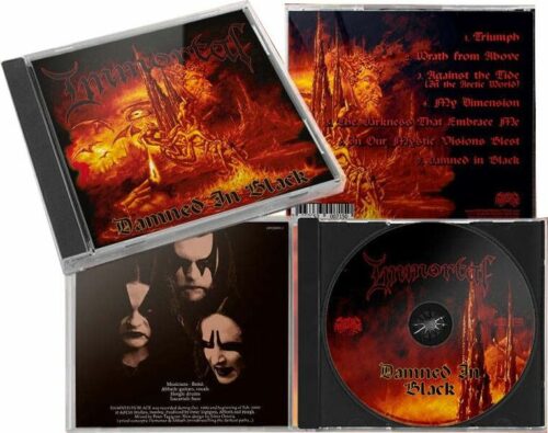 Immortal Damned In Black CD standard