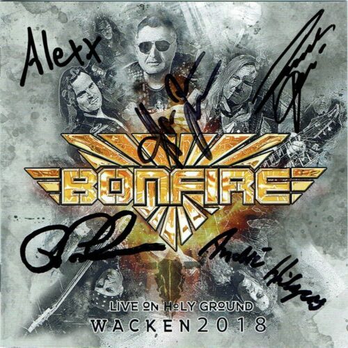 Bonfire Live on holy ground - Wacken 2018 (handsigniert) CD standard