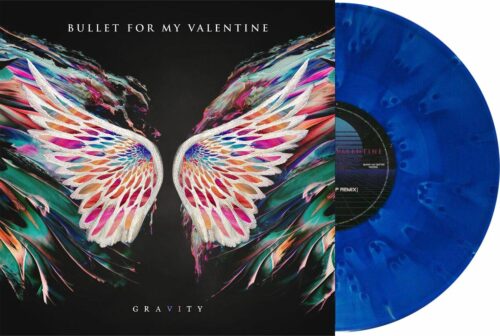 Bullet For My Valentine Gravity / Radioactive 10 inch-MAXI modrá