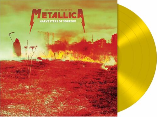 Metallica Harvesters Of Sorrow LP žlutá