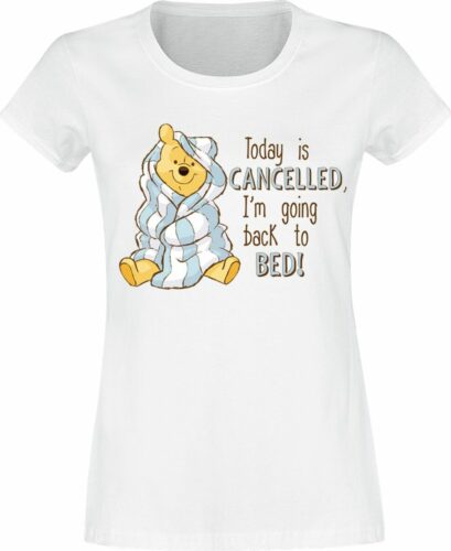 Winnie The Pooh Back To Bed Dámské tričko bílá