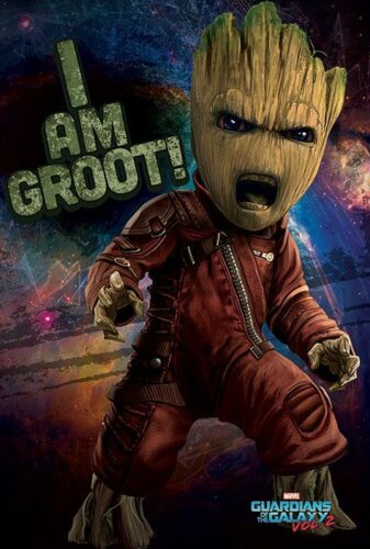 Strážci galaxie 2 - Angry Groot plakát vícebarevný