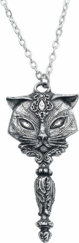 Alchemy Gothic Sacred Cat Vanity Náhrdelník - řetízek stríbrná