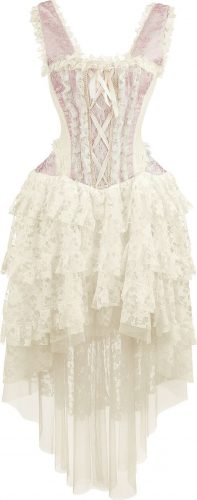 Burleska Ophelie Dress Šaty světle růžová