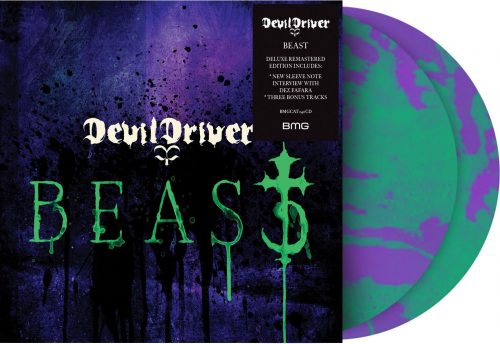 DevilDriver Beast 2-LP zelená/šeríková