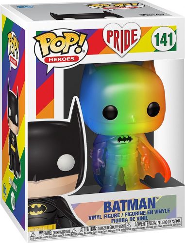 Batman Vinylová figurka č. 141 Pride 2020 - Batman (Rainbow) Sberatelská postava standard
