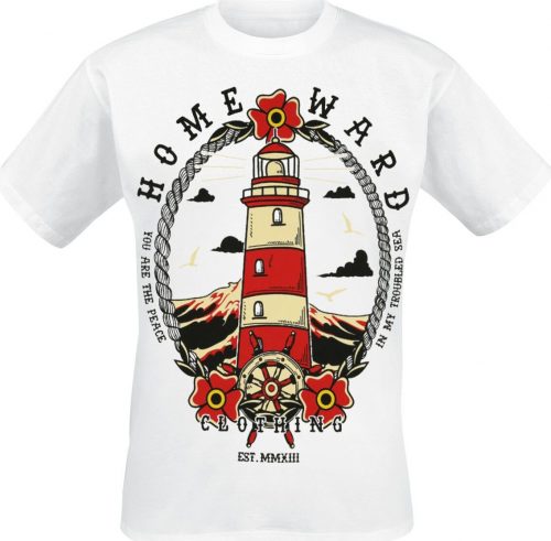 Homeward Clothing Lighthouse2 Tričko bílá