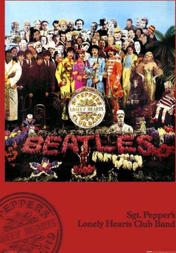 The Beatles Sgt Pepper's Lonely Hearts Club Band plakát vícebarevný
