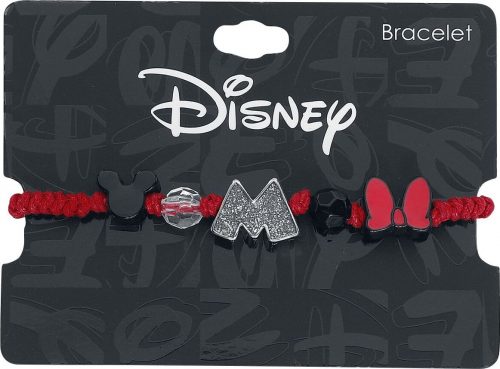 Mickey & Minnie Mouse Mickey Charms náramek stríbrná