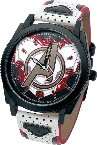 Avengers Avengers Logo Náramkové hodinky bílá/cerná/cervená
