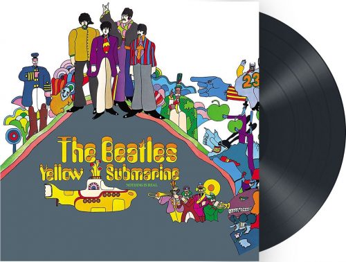 The Beatles Yellow submarine LP černá
