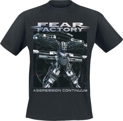 Fear Factory Aggression Continuum Tričko černá