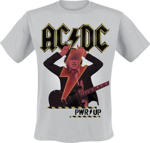 AC/DC PWRUP Angus Devil Tričko šedá