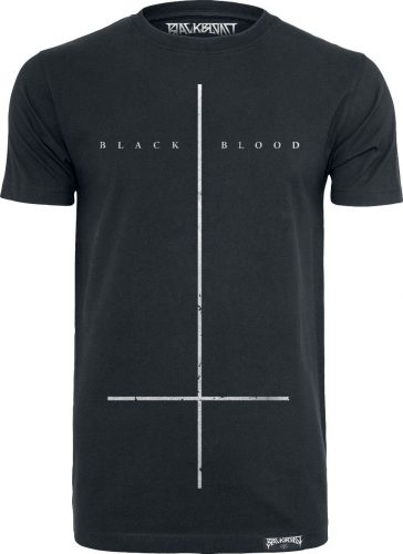 Black Blood by Gothicana Cross Tričko černá