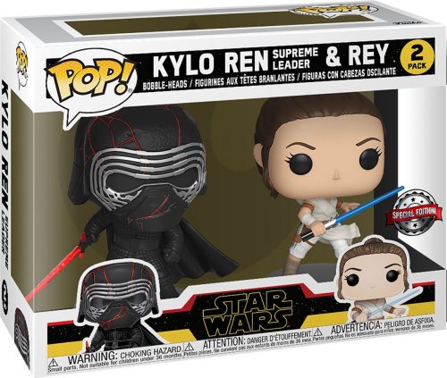 Star Wars Balení 2 ks vinylových figurek The Rise of Skywalker - Kylo Ren (Supreme Leader) & Rey Sberatelská postava standard