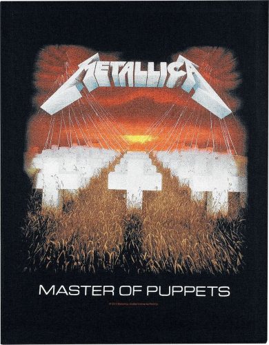 Metallica Master Of Puppets nášivka na záda standard