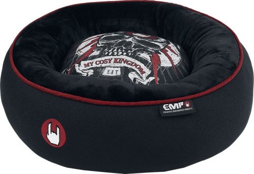 EMP Special Collection Rockstar - Small Cat Bed Potřeby pro domáci zvířata cerná/cervená