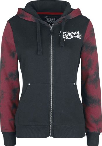 My Chemical Romance EMP Signature Collection Dámská mikina s kapucí na zip cerná/cervená