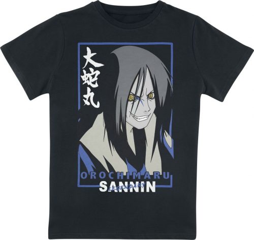 Naruto Kids - Sannin detské tricko černá