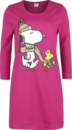 Peanuts Snoopy noční košile růžová