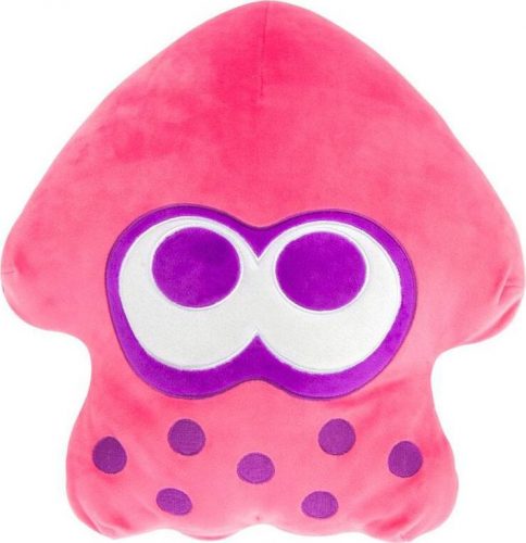 Splatoon Mega Pink Neon Squid (Club Mocchi-Mocchi) plyšová figurka růžová