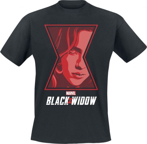 Black Widow Poster Tričko černá