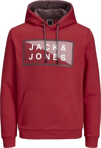 Jack & Jones Tepláková mikina JCOSHAWN Mikina s kapucí červená
