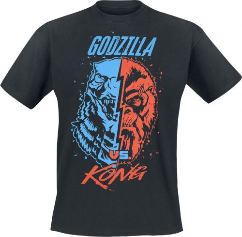 Godzilla Godzilla vs. King Kong Tričko černá