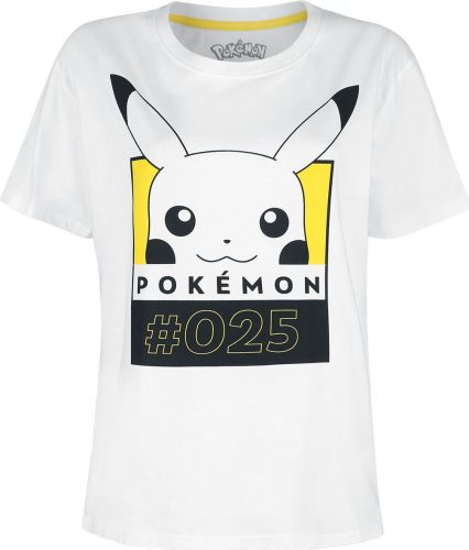 Pokémon #25 Pikachu Dámské tričko bílá