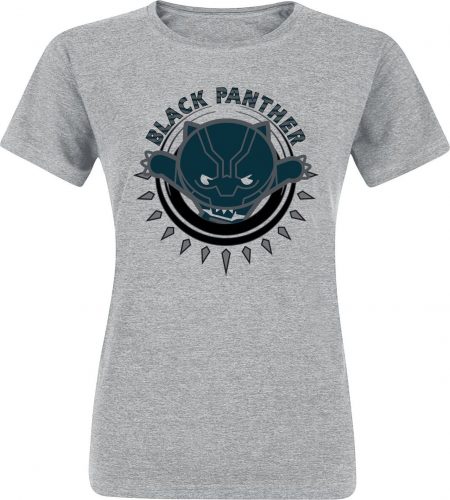 Black Panther Kawaii Dámské tričko šedá