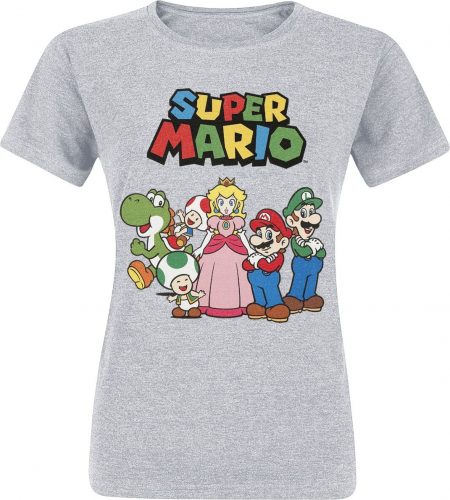Super Mario Vintage Group Dámské tričko prošedivelá