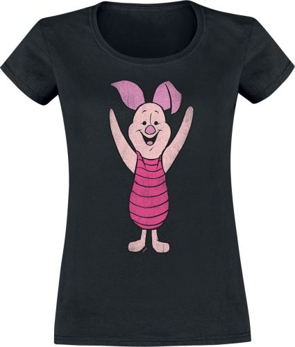 Winnie The Pooh Piglet Dámské tričko černá