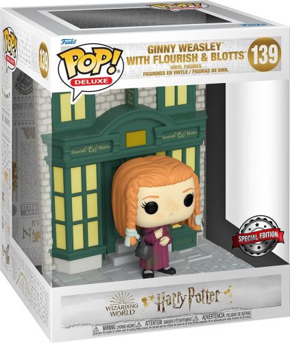 Harry Potter Vinylová figurka č. 139 Ginny Weasley with Flourish & Blotts (Pop! Deluxe) Sberatelská postava standard