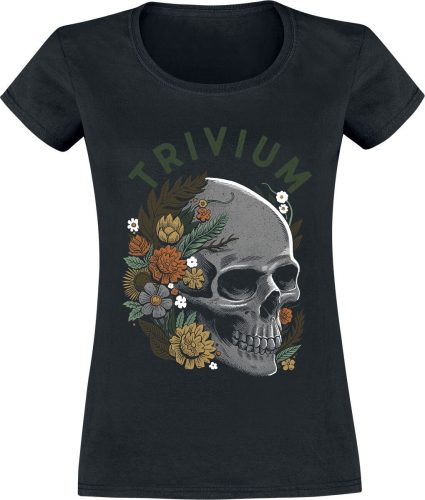 Trivium Floral Skull Dámské tričko černá