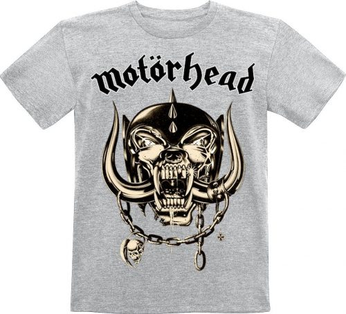 Motörhead Kids - Warpig & Logo detské tricko prošedivelá